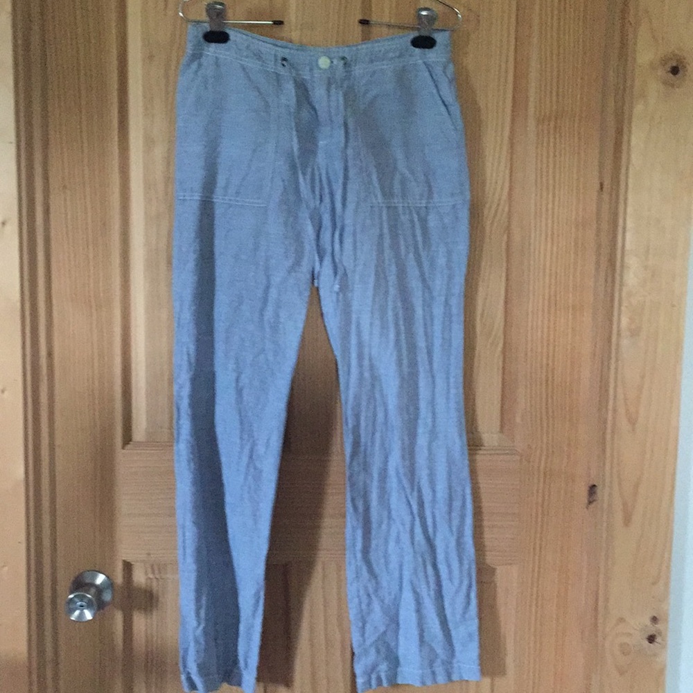 Cotton/linen pant